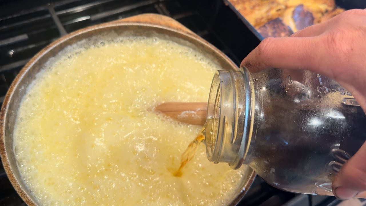 adding vanilla to buttermilk syrup