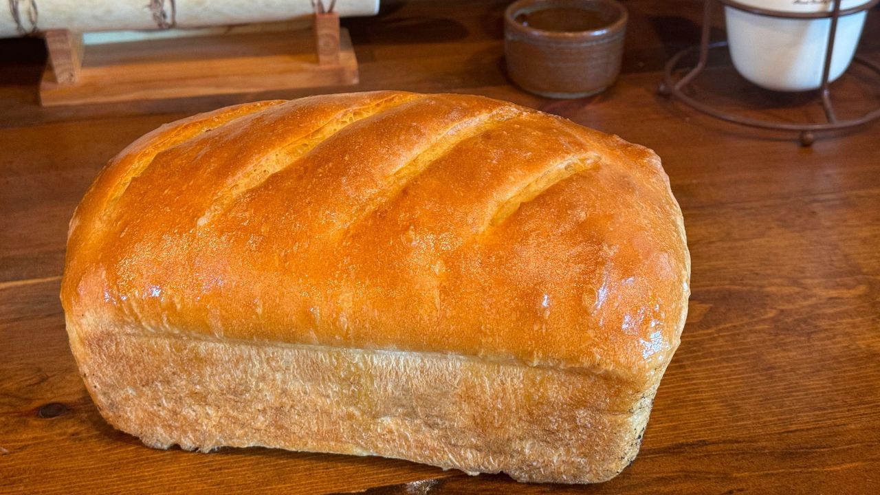 loaf of sourdough sandwich bread