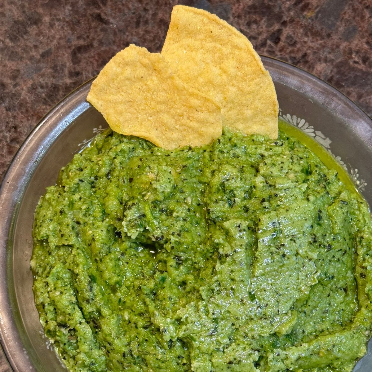 garlic scape pesto