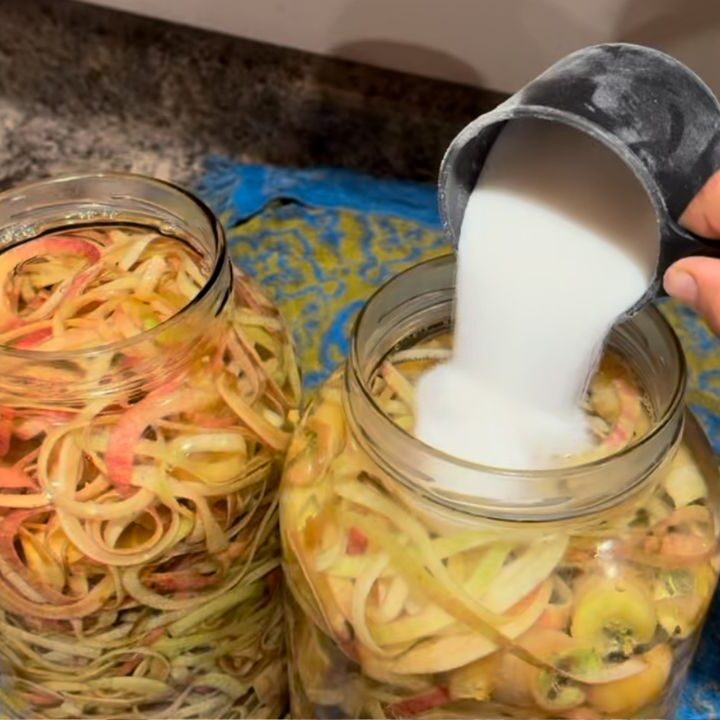 How To Make Apple Cider Vinegar From Apple Scraps (Video) - Wagon Wheel ...