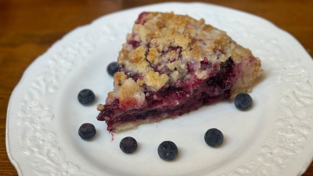 lemon blueberry sourdough focaccia