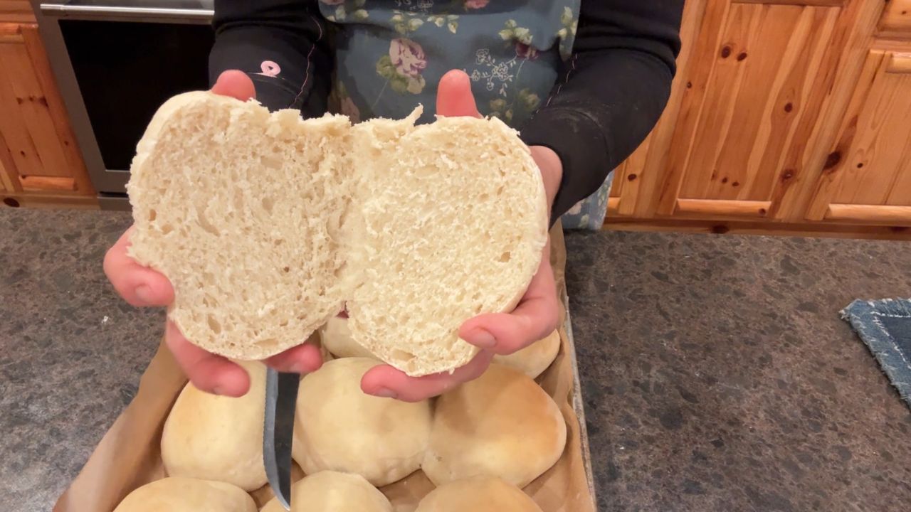 soft sourdough hamburger buns