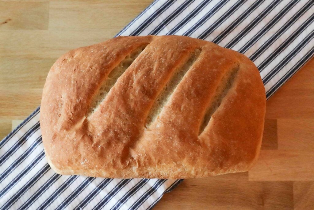 sourdoughdiscardsandwichontowel