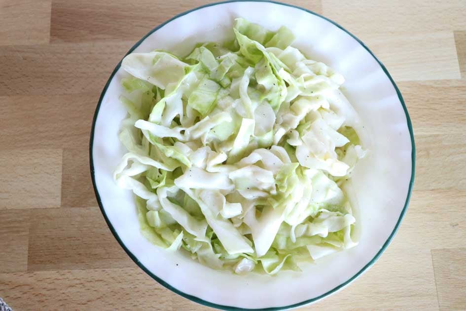 bowl of coleslaw