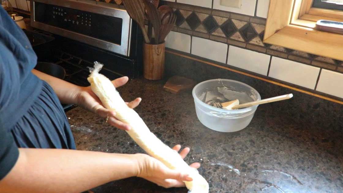 log of cream cheese for pumpkin muffins