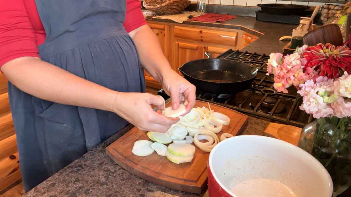 separating onion rings
