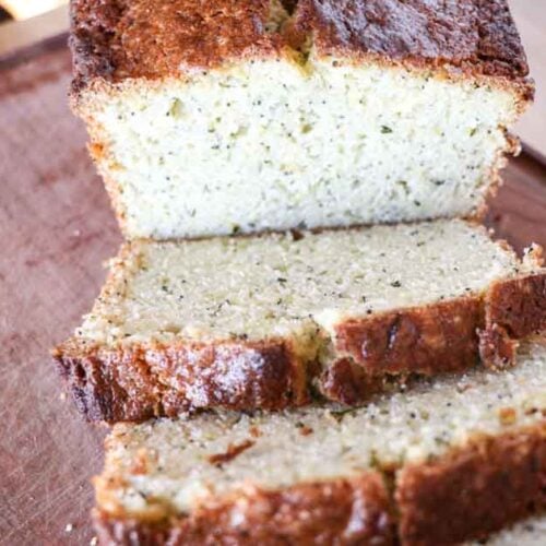 sourdough lemon zucchini bread