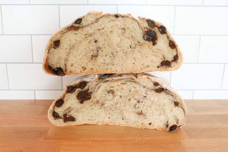 cinnamon raisin swirl bread