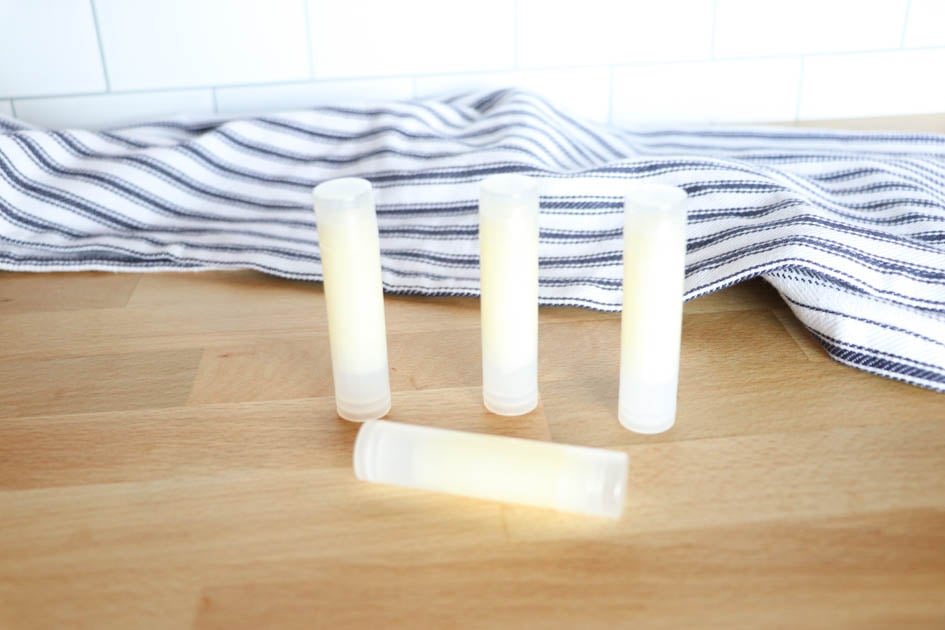tallow lip balm tubes