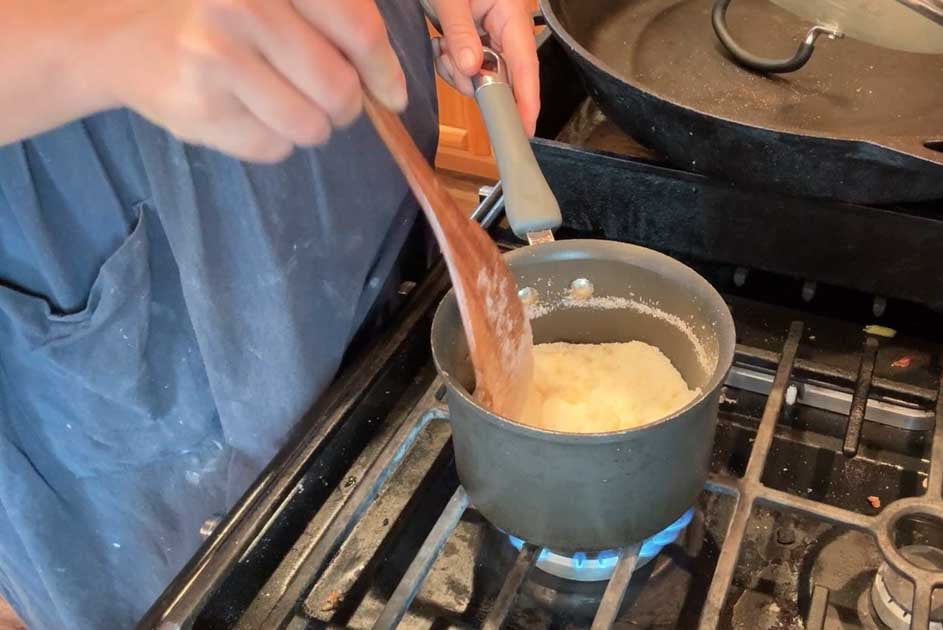 toasting sugar for caramel