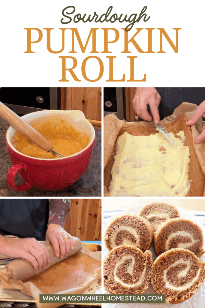 sourdough pumpkin roll pinterest image