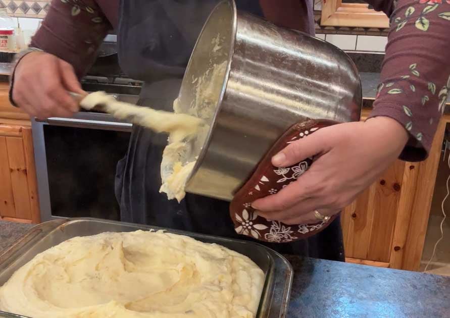 freezing mashed potatoes