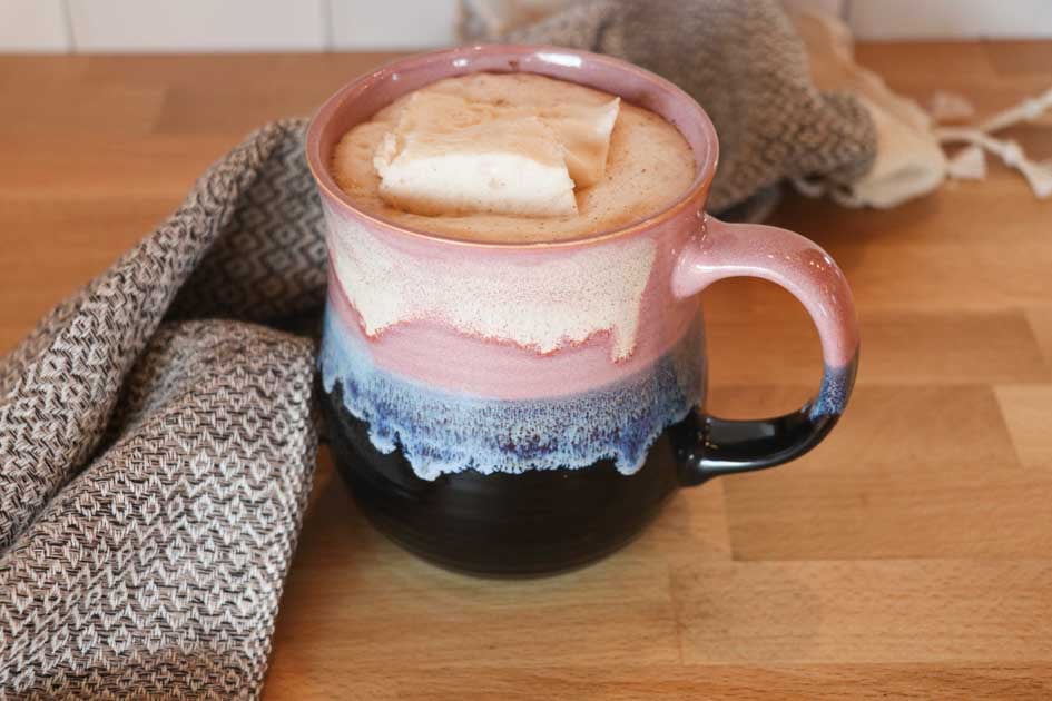 cup of bone broth hot cocoa