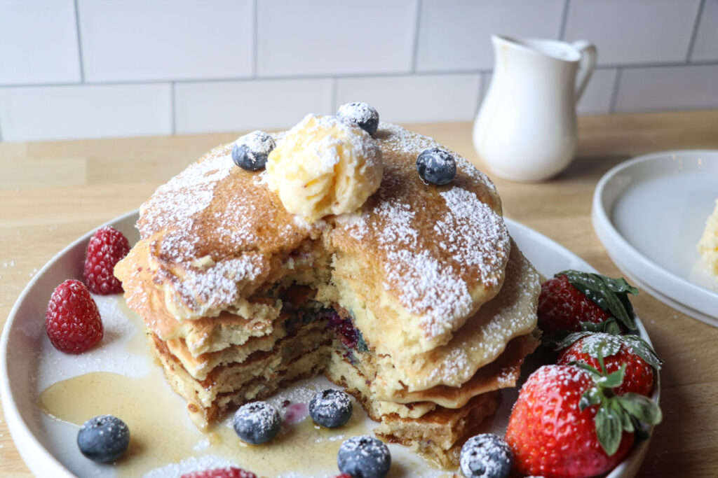 delicious sourdough pancakes