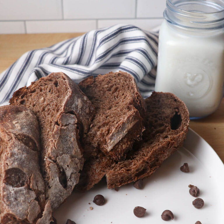 Double Chocolate Sourdough Bread (Video)
