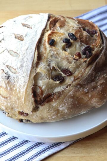 cinnamon raisin bread square