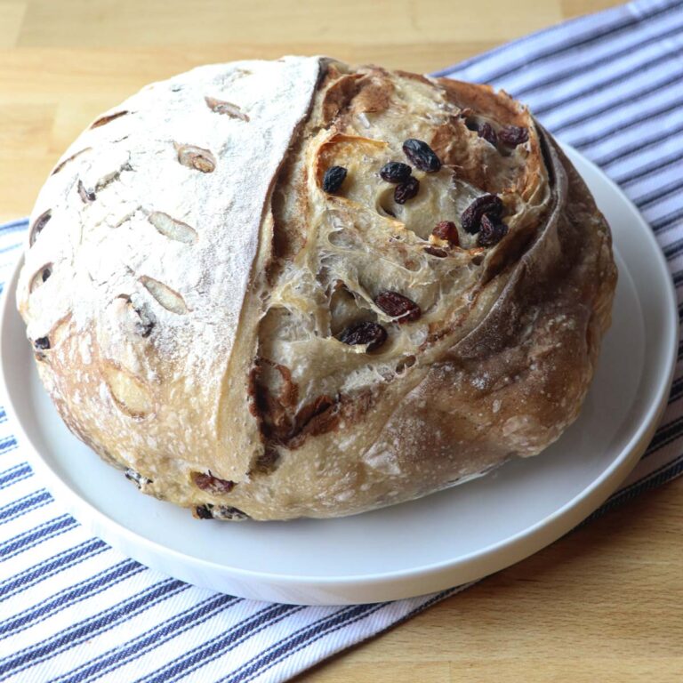 Cinnamon Raisin Sourdough Artisan Bread