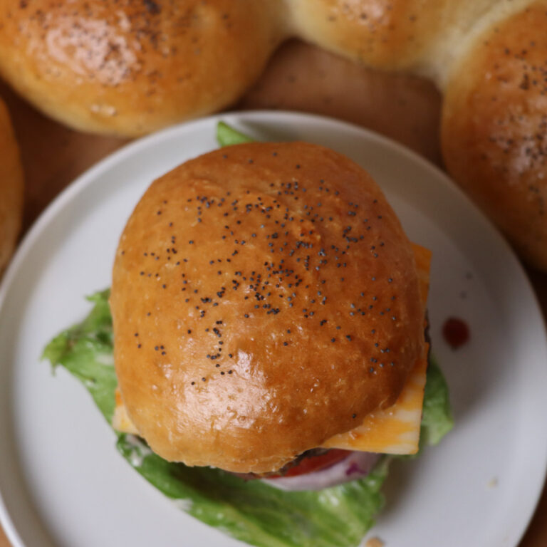 Sourdough Discard Hamburger Buns