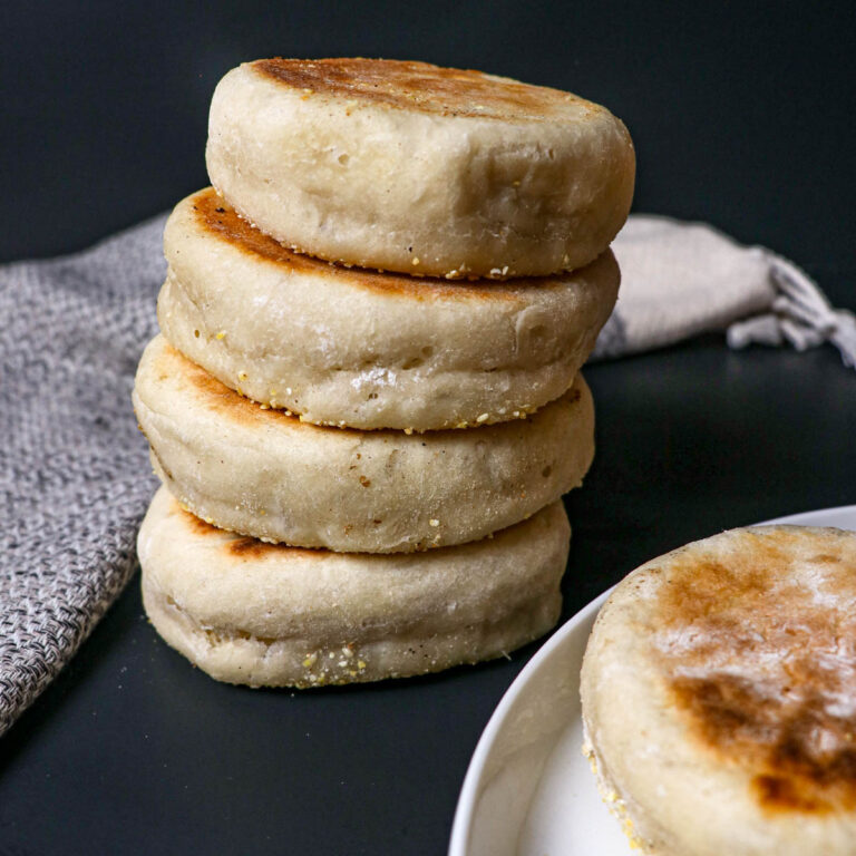 Sourdough English Muffins - Simple Overnight Recipe