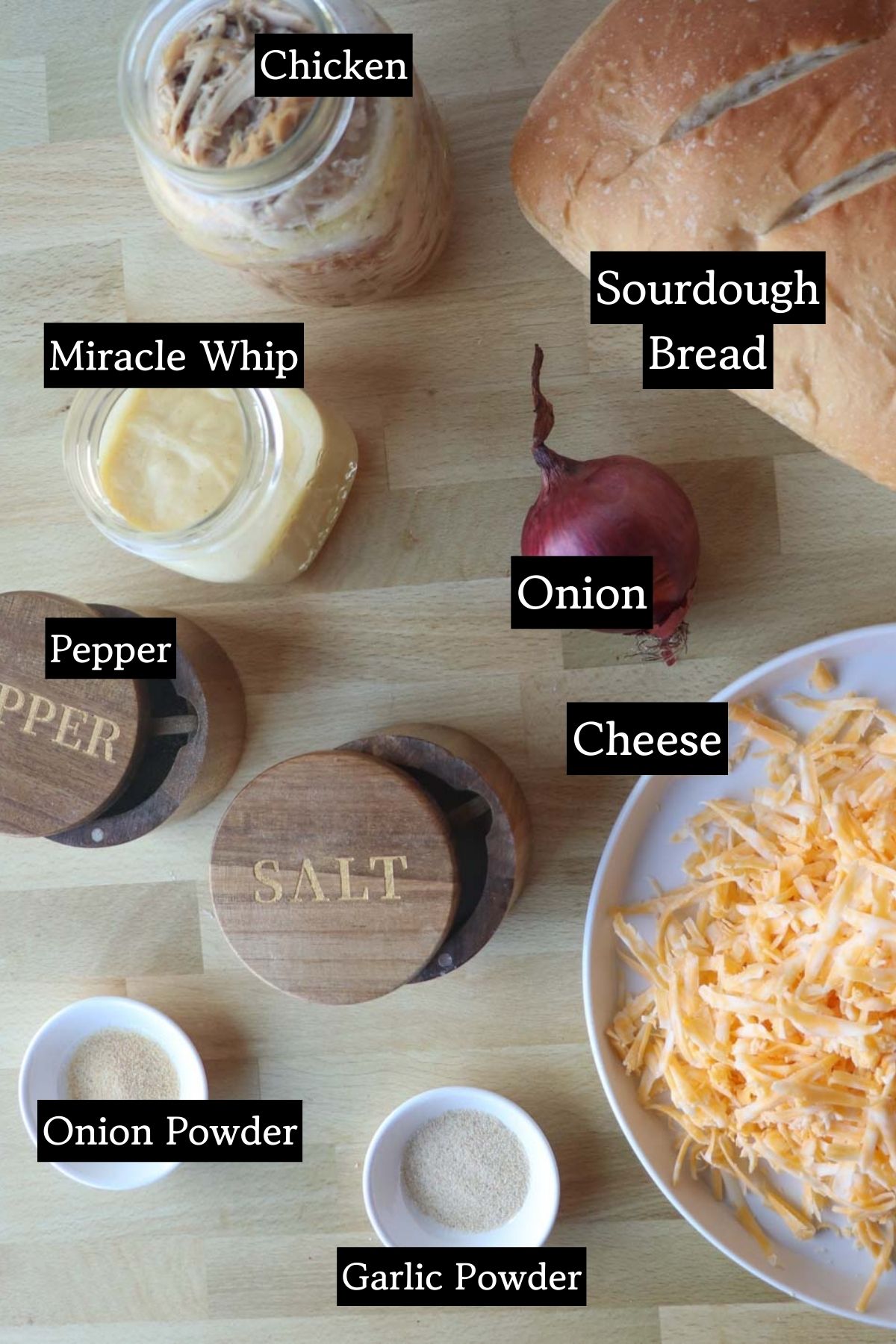 chicken melt ingredients