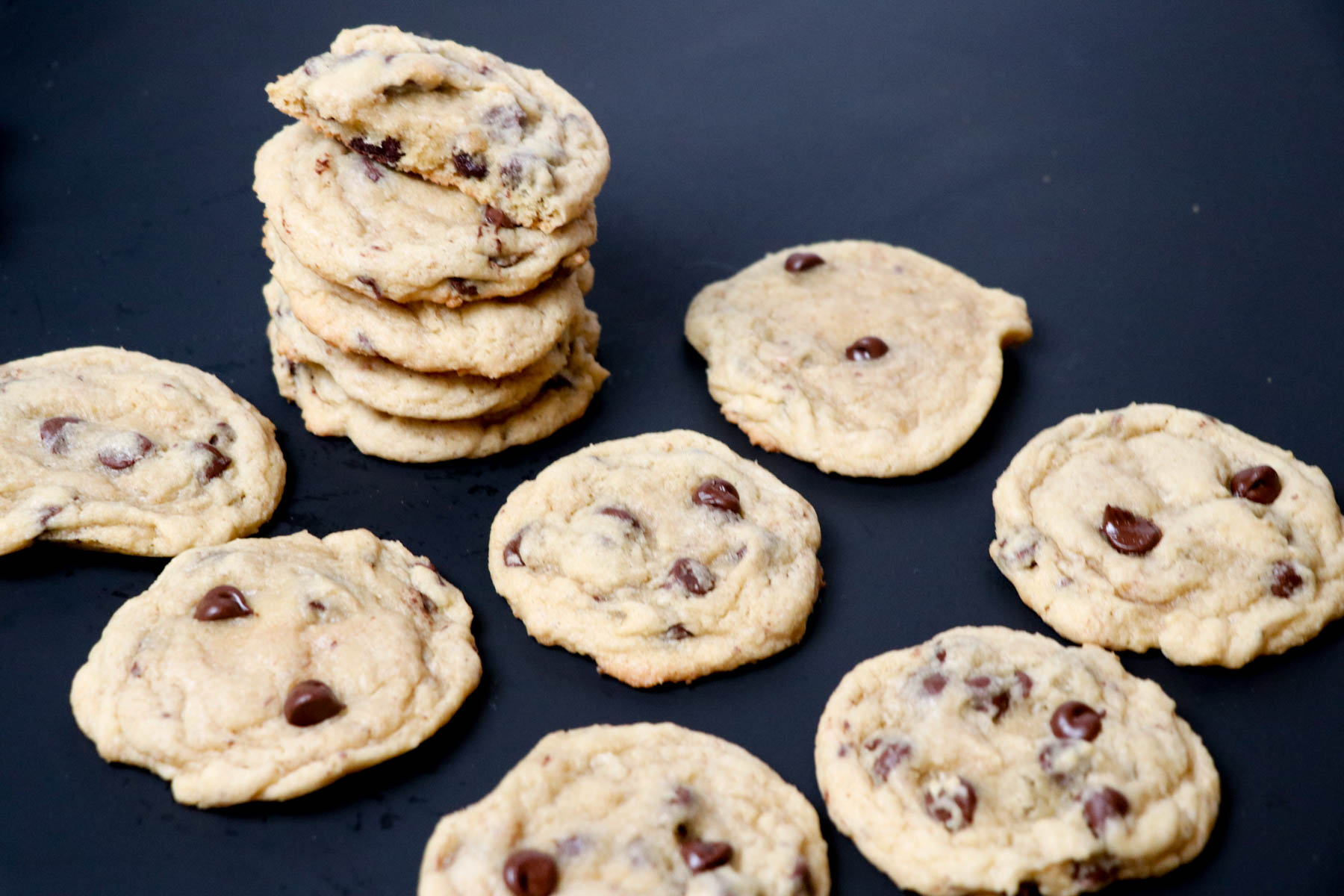 delicious sourdough chocolate chip cookies