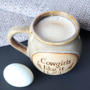 cup of egg yolk coffee square