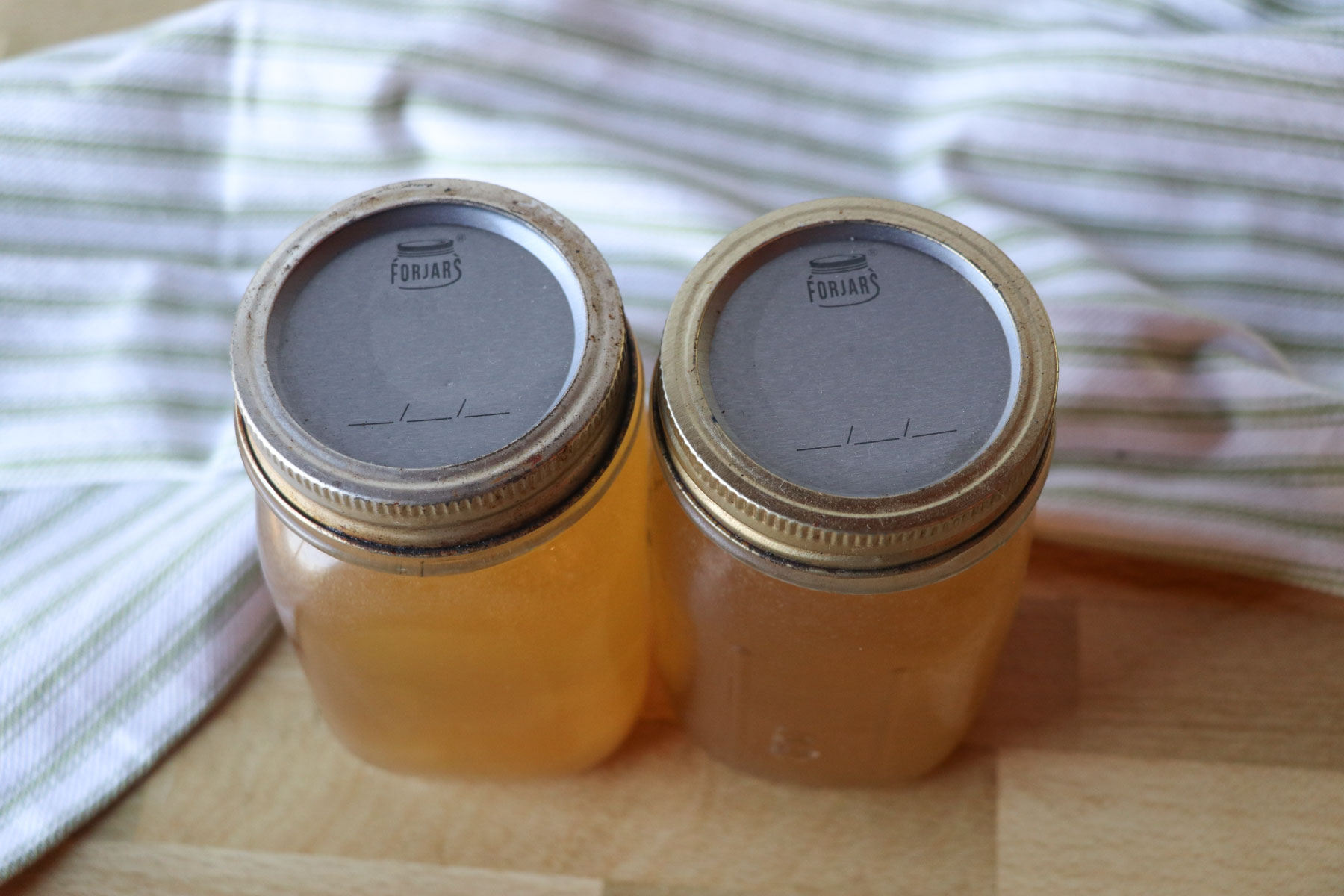 for jars lids on chicken broth