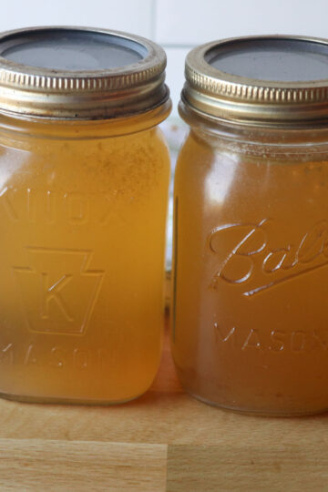 home canned chicken broth square