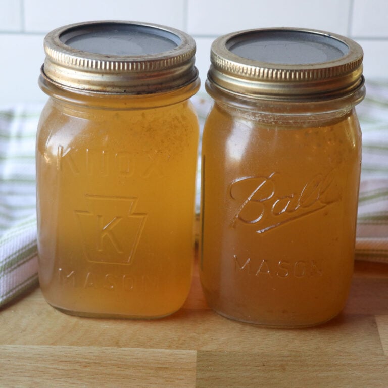 home canned chicken broth square