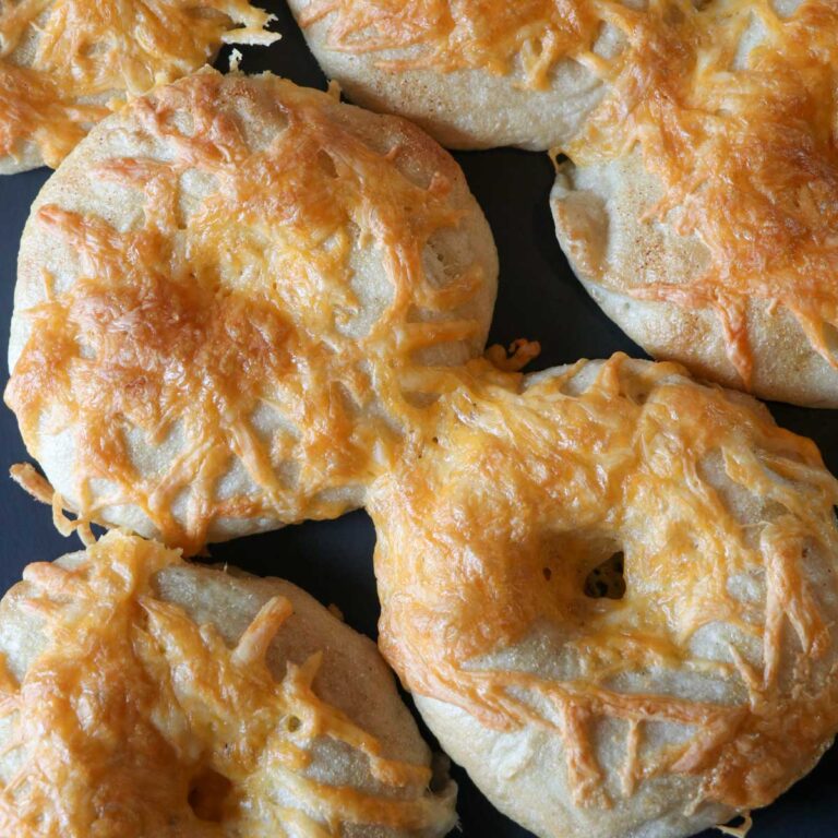 Soft & Chewy Sourdough Bagels
